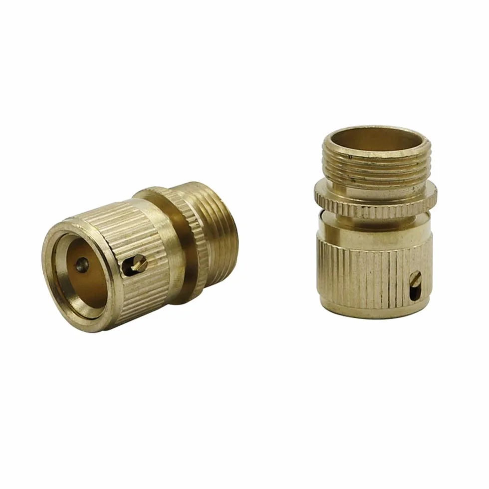 Ottone filettatura maschio Acqua connettore Giardino Irrigazione a goccia Raccordi Car Wash Gun connettore speciale Acqua adattatore 20 Pz
