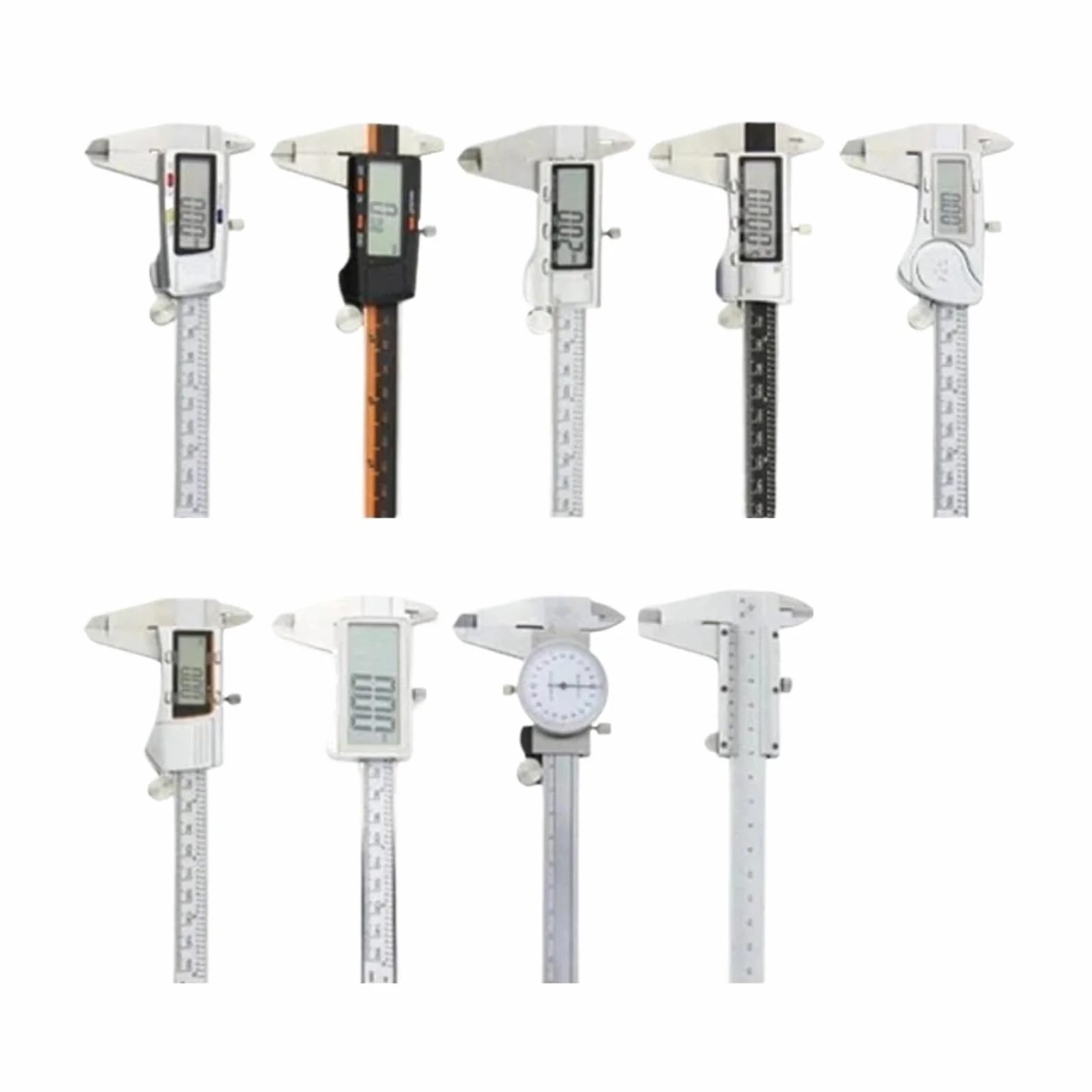 Calibro Calibro a corsoio in Metallo, pachimetro, Strumenti di misurazione e Righello pachimetrico(Box Dial Caliper)