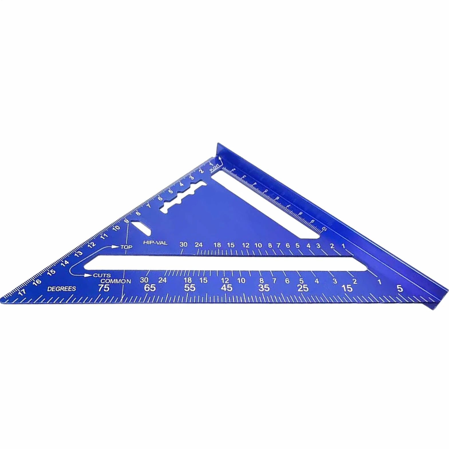 Righello triangolare in metallo strumento di misurazione di precisione falegnameria costruzione