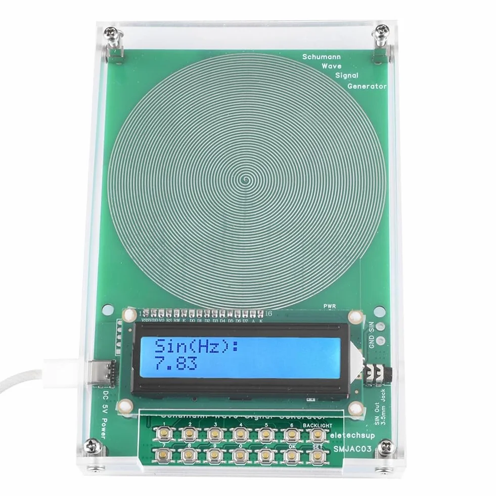 Generatore di Risonanza delle Onde 7,83 Hz, Regolabile da 0,01 Hz a 100000 Hz