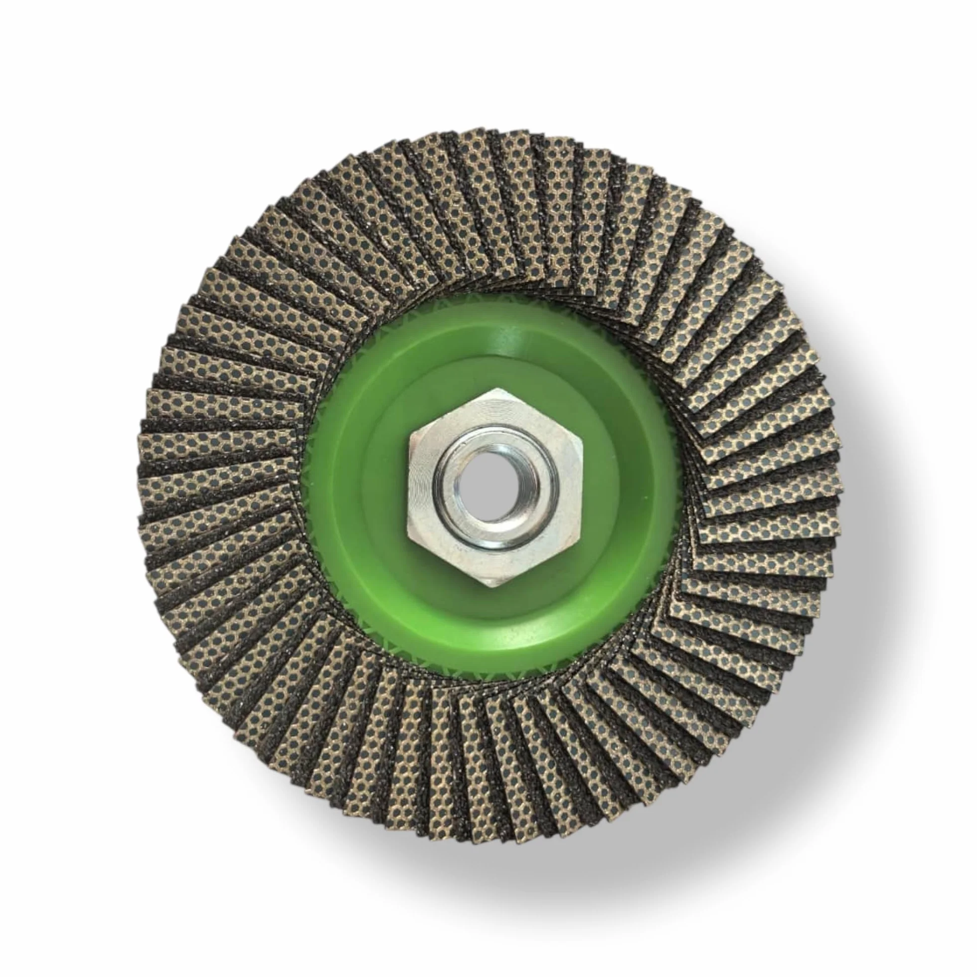 Disco diamantato a lamelle Ø125 mm grana 60 – taglio, sgrossatura e finitura piastrelle, gres porcellanato, pietra – per smerigliatrice – Outillage Carreleur 2.0