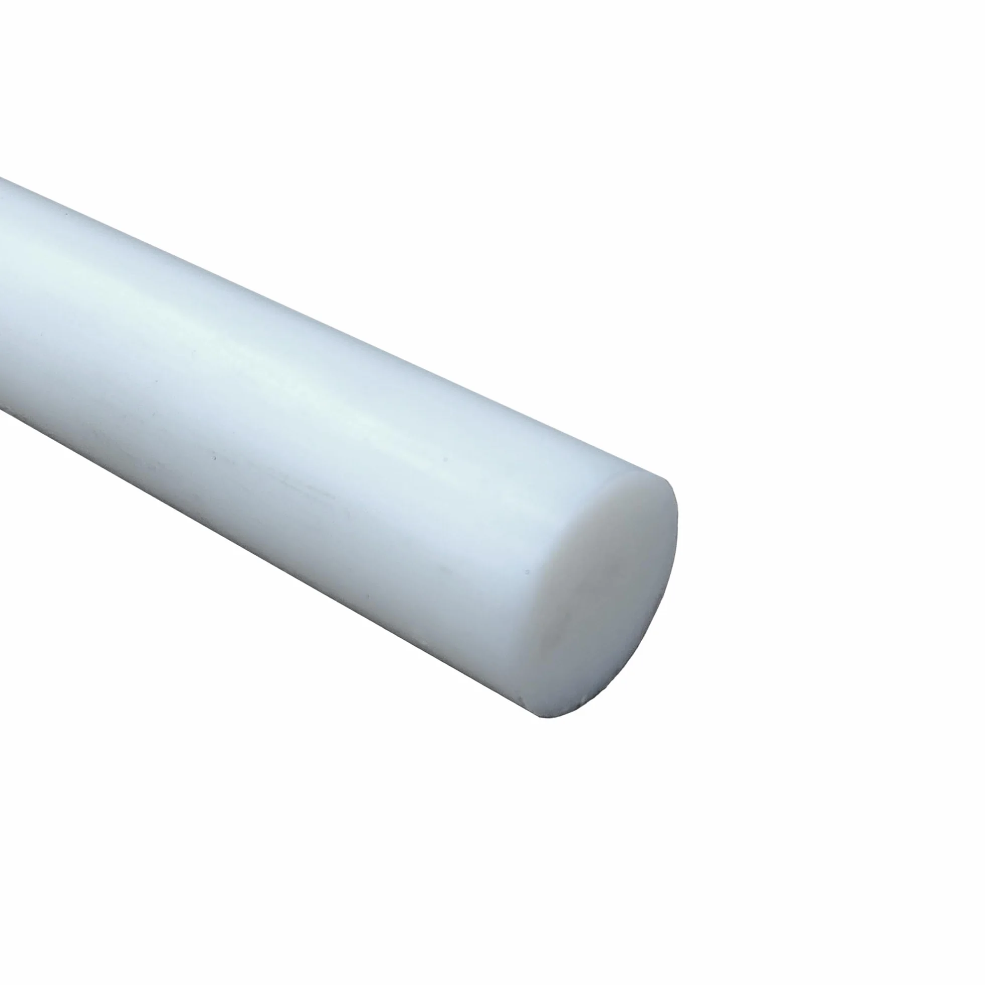 Barra tonda in nylon (poliammide) PA6 fi 120 mm bianco naturale - lunghezza 500 mm