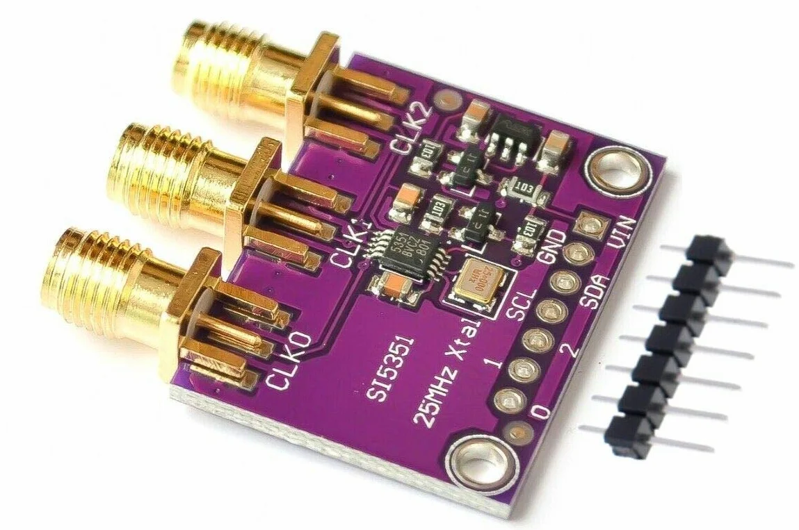 2pcs CJMCU-5351 Si5351A Si5351 Clock Generator Breakout Board Signal Generator