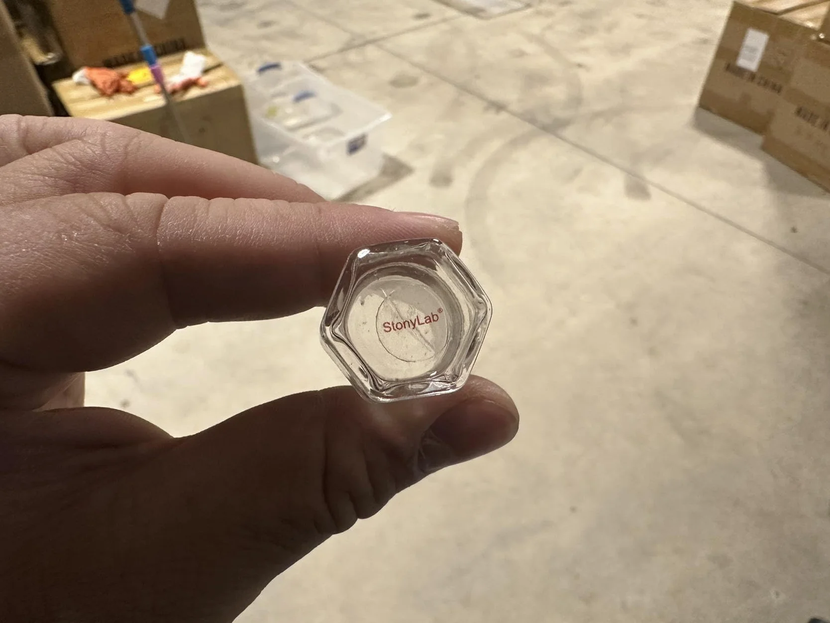 Stonylab Tappo Vetro Cavo Testa Esagonale per Giunto Esterno 24/40, 5 Pezzi
