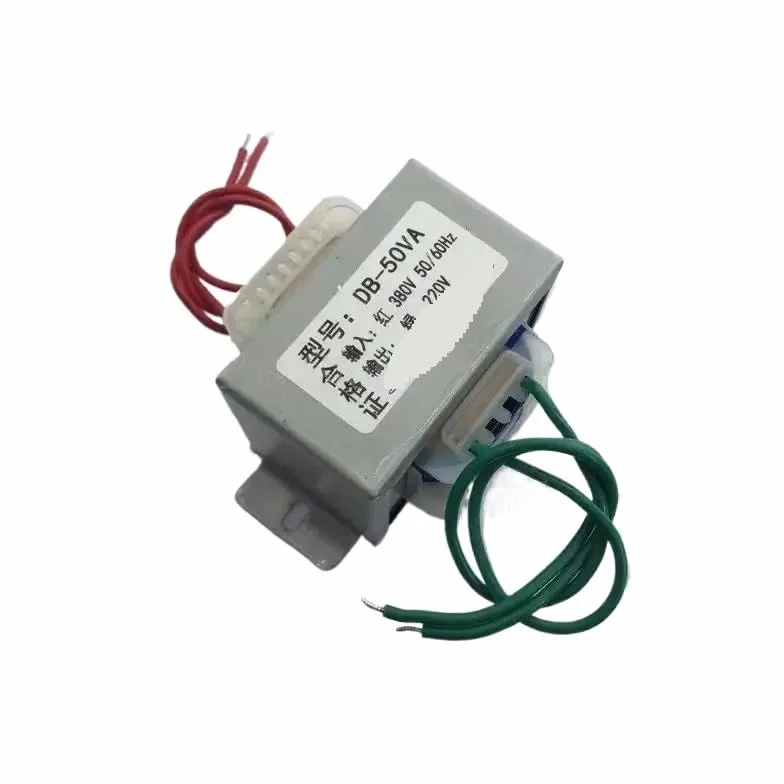 Trasformatore di Potenza 380 V a 220 V 50 W 250 mA Monofase 220 V CA 50 Hz EI66*44