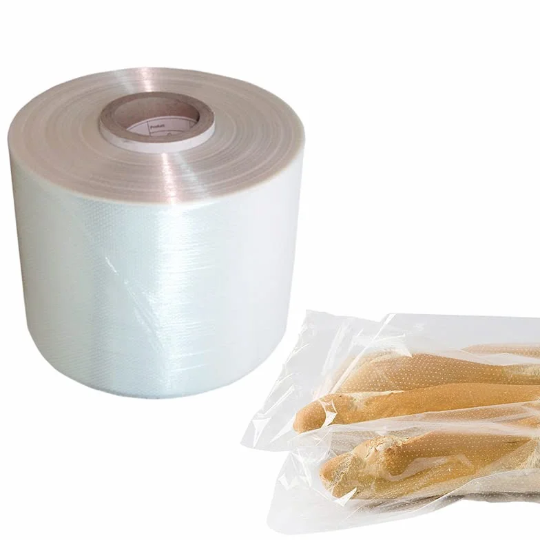 Virsus Bobina Film Poliolefina Termoretraibile, pellicola Trasparente, Monopiegata Microforata, spessore 14 My, Lunghezza 1400 Mt, per confezionare alimenti, pane (Fascia 400mm)
