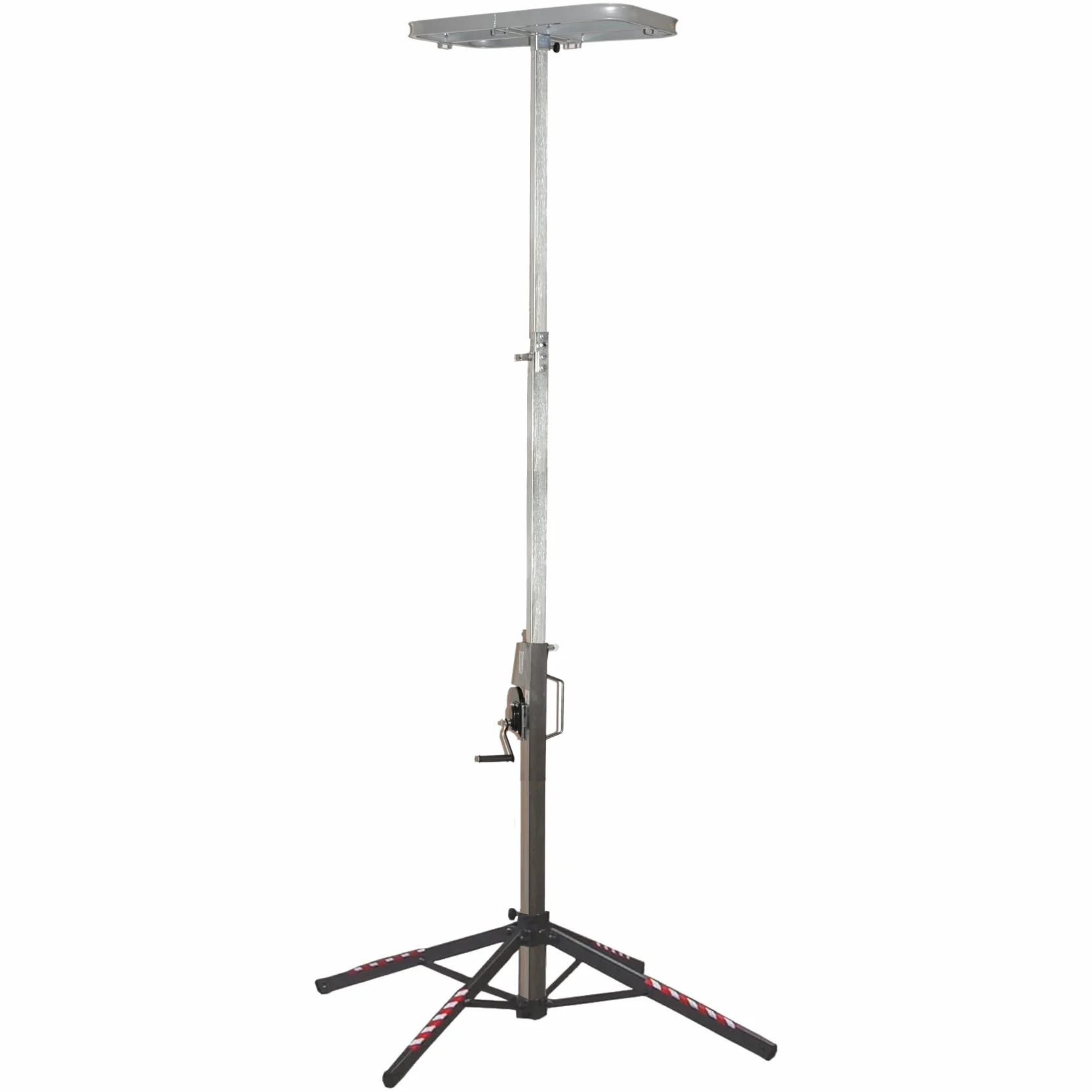 3S SuperSamaStore Elevatore Sollevatore per Installare Unità Esterne di Condizionatori e Moto Condensanti, Cavalletto Telescopico per Sollevare Climatizzatori, Portata Max 130kg, Altezza Max 3.65m