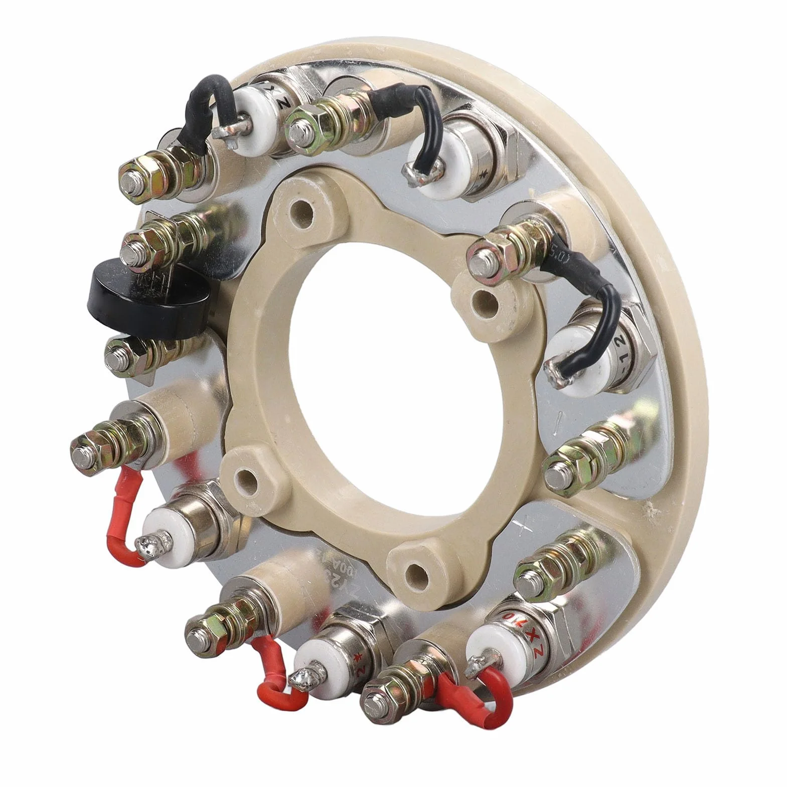 ViaGasaFamido Ruota del Raddrizzatore Anello Ad Circolare della Ruota del Ponte Raddrizzatore in Ottone per Uso Sostitutivo della Riparazione del Generatore di Componenti Elettronici del Generatore