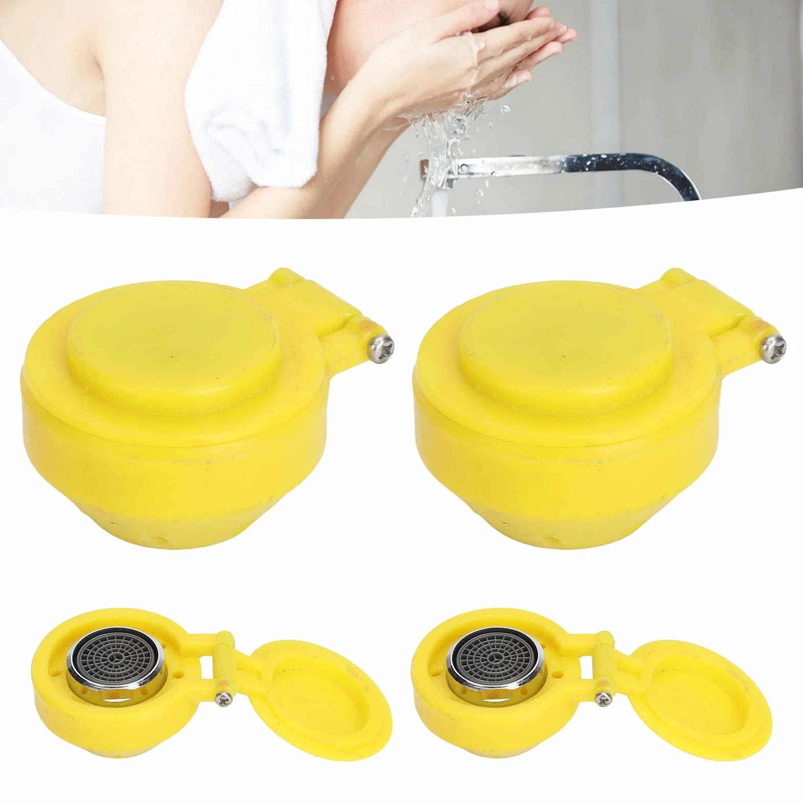 Ugelli lavaocchi, ugelli di ricambio per stazioni lavaocchi, per l'uso in case, fabbriche, laboratori e uffici, filettatura da 14 mm