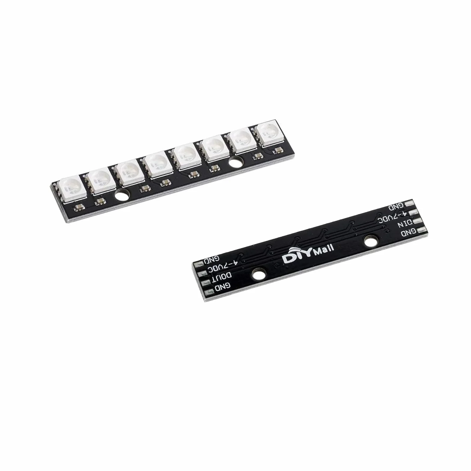 10 pezzi Modulo LED RGB WS2812 a 8 bit, con driver integrato per Arduino Raspberry Pi ESP32