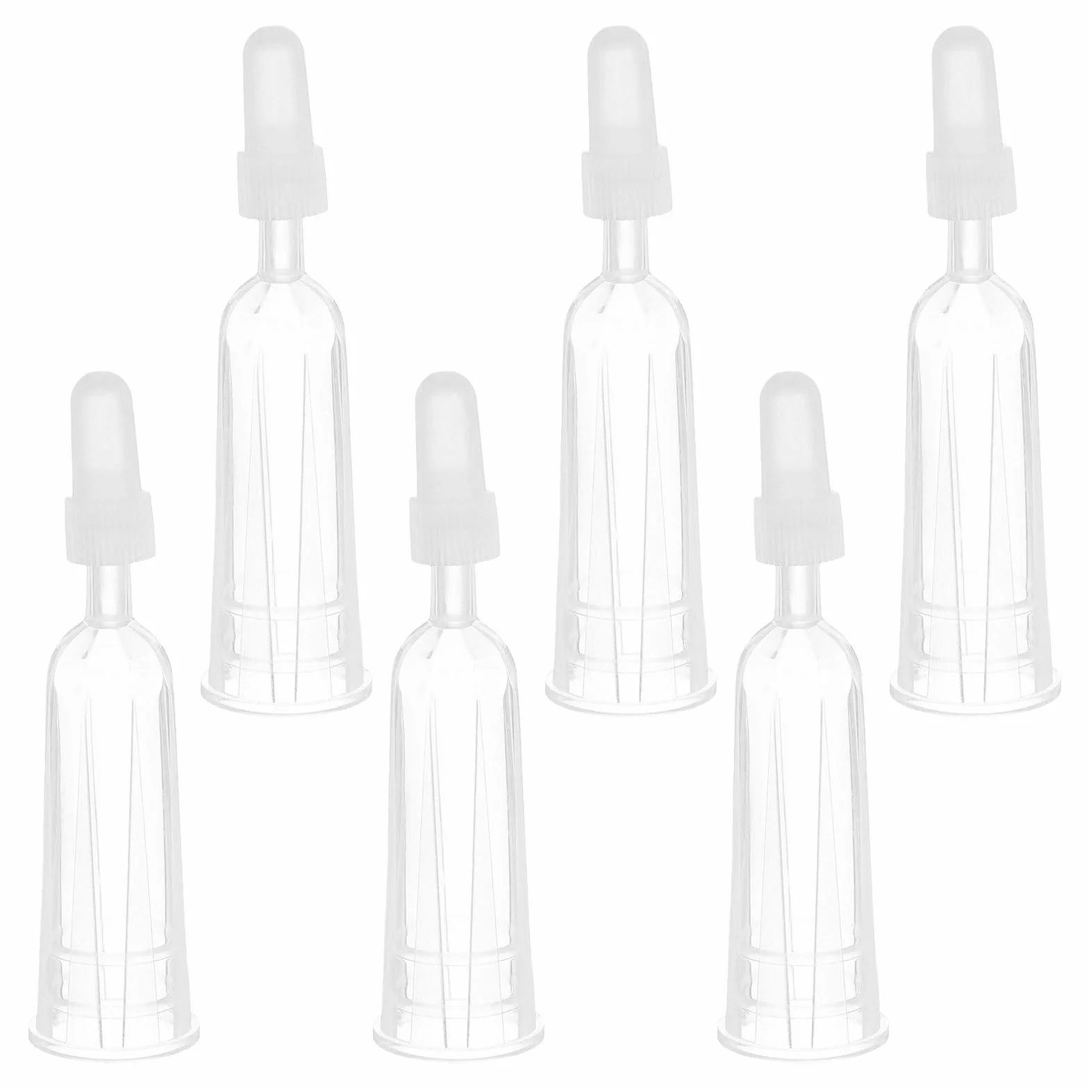 Cappucci Applicatori per Fiale 2ml TPE 6 Pezzi