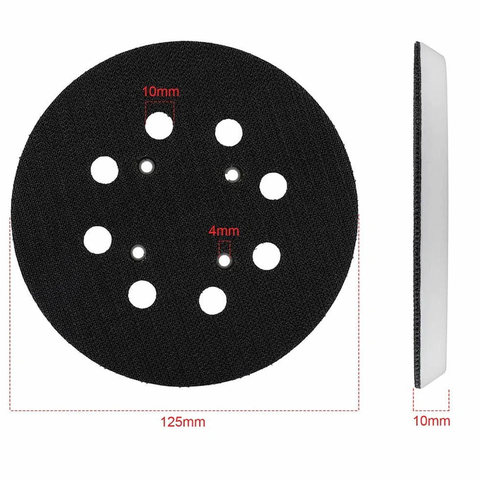 SPORTARC e platorello, 125 mm 8 fori levigatrice per levigatrice PEX 300 AE 400 AE 4000 AE