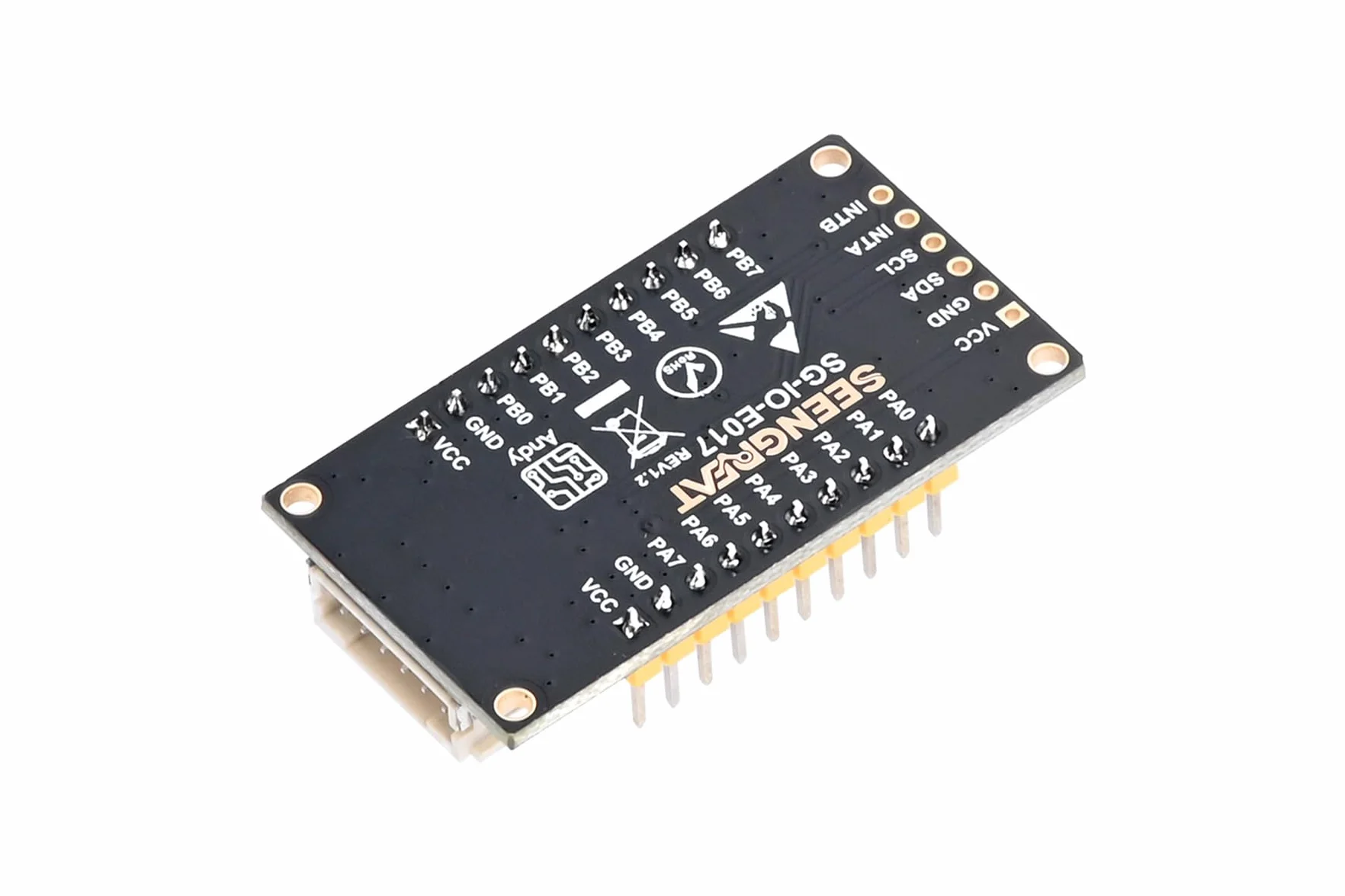 MCP23017 IO Expander Module I2C Interface Expands 16 I/O Pin for Ardui/Stm32/Raspberry Pi Zero W Zero WH 2B 3B 3B + 4B, 3.3V e 5V livelli, 3-Digit DIP Switch