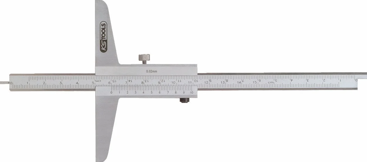 KS Tools 300.0571 Calibro di Profondità, 0-150 mm