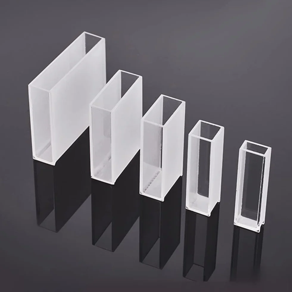Cuvetta in vetro per spettrofotometro 751/722, percorso ottico 10 mm-50 mm