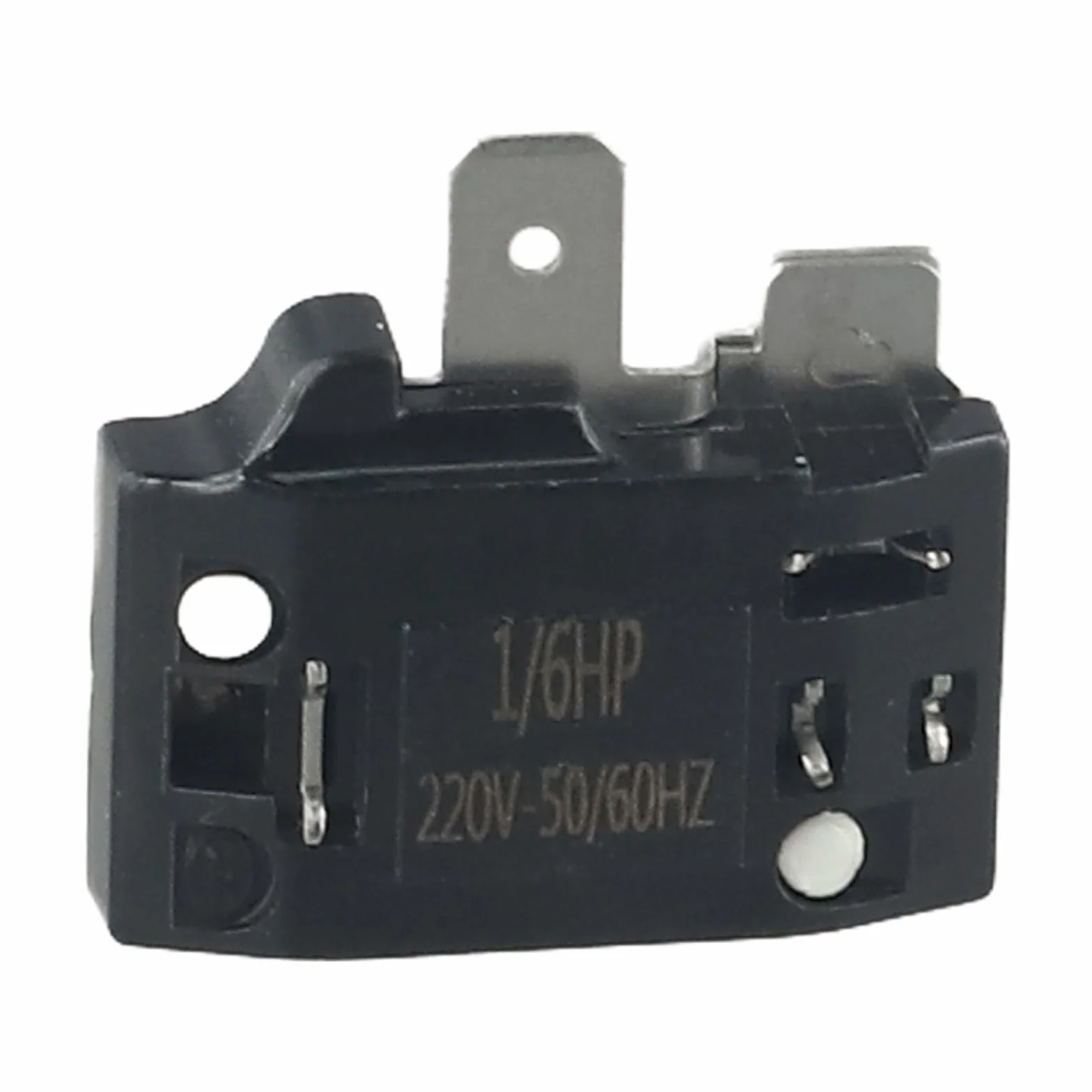Interruttore di sovraccarico compressore frigorifero in acciaio inox e plastica relè di avviamento 110/220V 4TM Protector compatibile con 1/2-1/6 per motori HP (1/6HP)