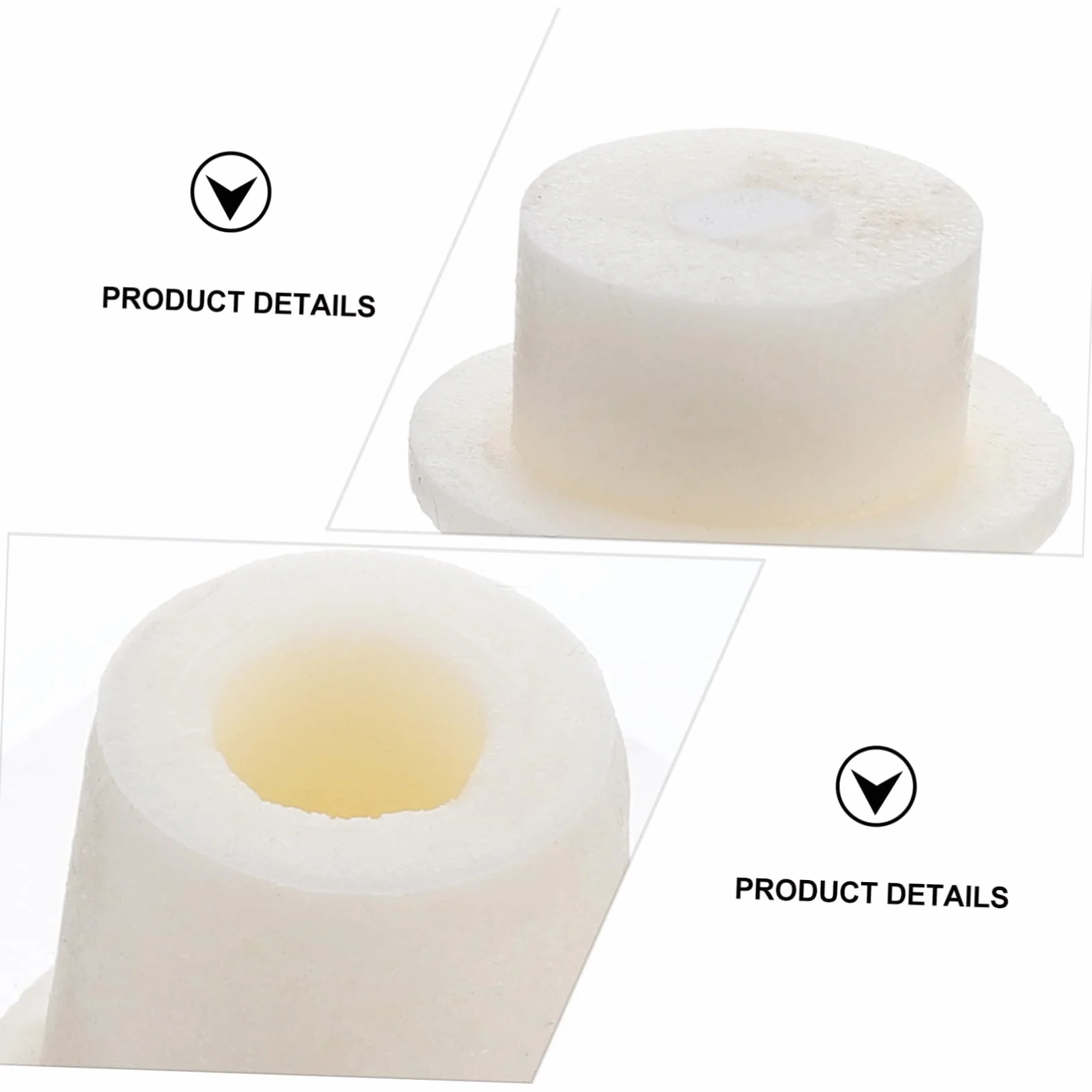 Tappo Bottiglia in Silicone Beige 5 Pezzi ULTECHNOVO, Tappo di Tenuta Resistente al Freddo per Provetta e Laboratorio
