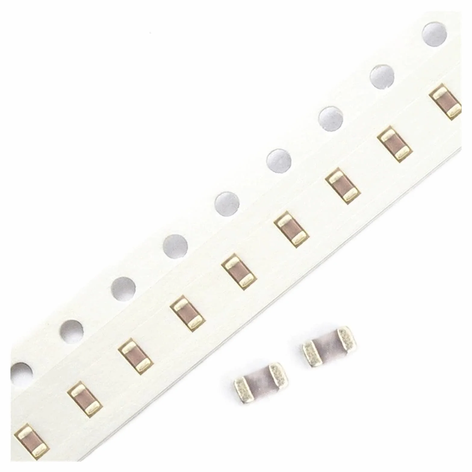 100 pz 0805 Condensatore SMD 0.75pF 2.4pF 4.3pF 6.2pF 7.5pF 13pF 16pF 43pF 62pF 91pF 3.9nF 18nF 27nF 39nF 56nF 330nF 680nF 3.3uF (Size : 0805 2.4pF)