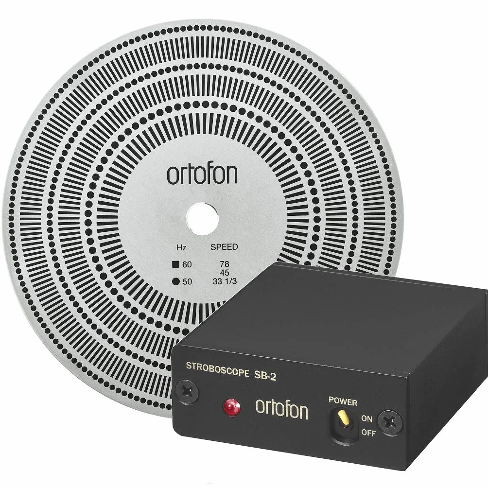 Ortofon SB-2 Stroboskop-Scheibe mit Messleuchte