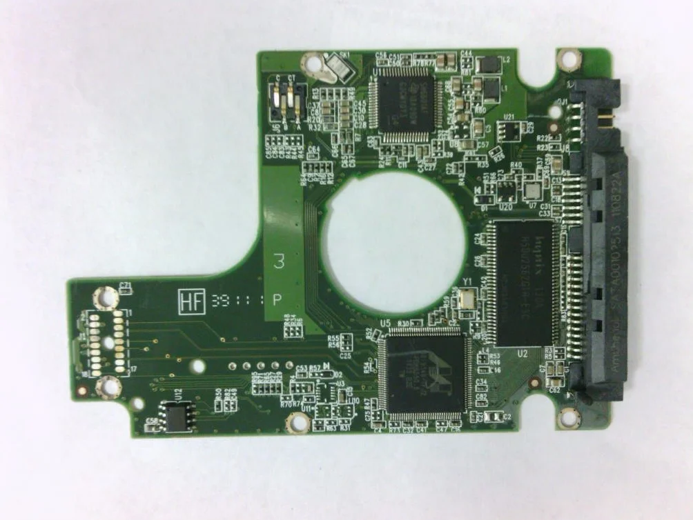 WD7500BPKX-75HPJT0, 771629-106 AK, WD SATA 2.5 PCB Circuito