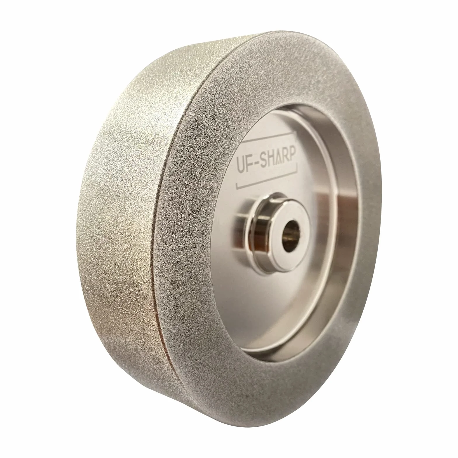 Mola CBN Da 150 mm, 150mmX 38.1mm X 12.7mm Foro Centrale 180 Grit，Per Affilare Utensili In Acciaio Ad Alta Velocità