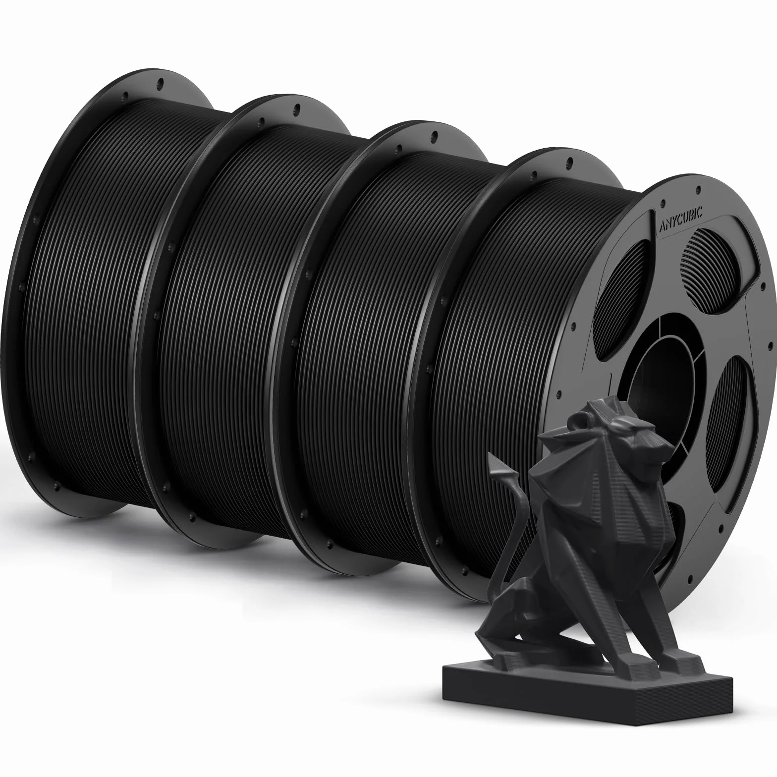 ANYCUBIC Filamento PETG 1,75 mm 4KG Nero per Stampanti 3D FDM