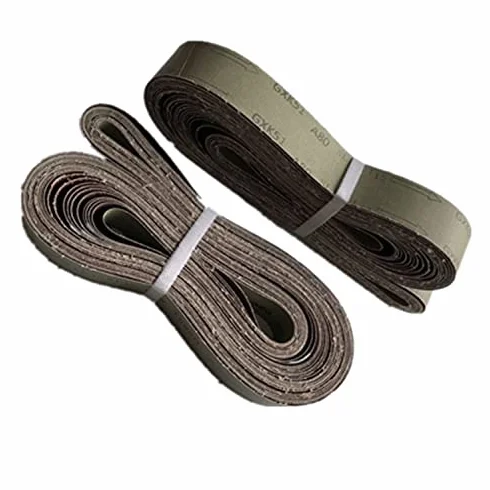 Nastri abrasivi abrasivi P36-240, 1800 x 50 mm, 5 pezzi, accessori per smerigliatrice da grana grossa a fine