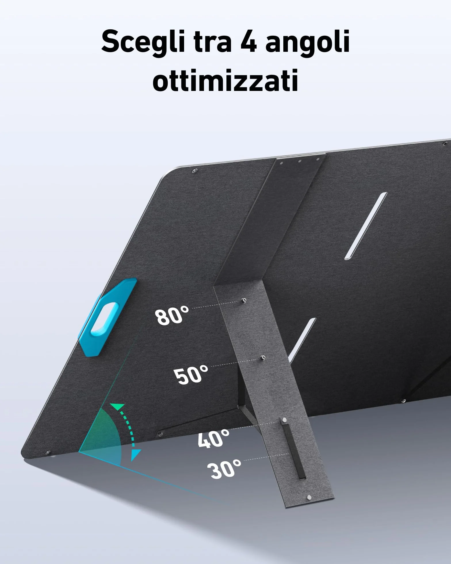 Anker SOLIX PS400 - Pannello solare pieghevole da 400 W, solo per PowerHouse 767, IP67, impermeabile, modulo fotovoltaico per esterni, campeggio e giardino