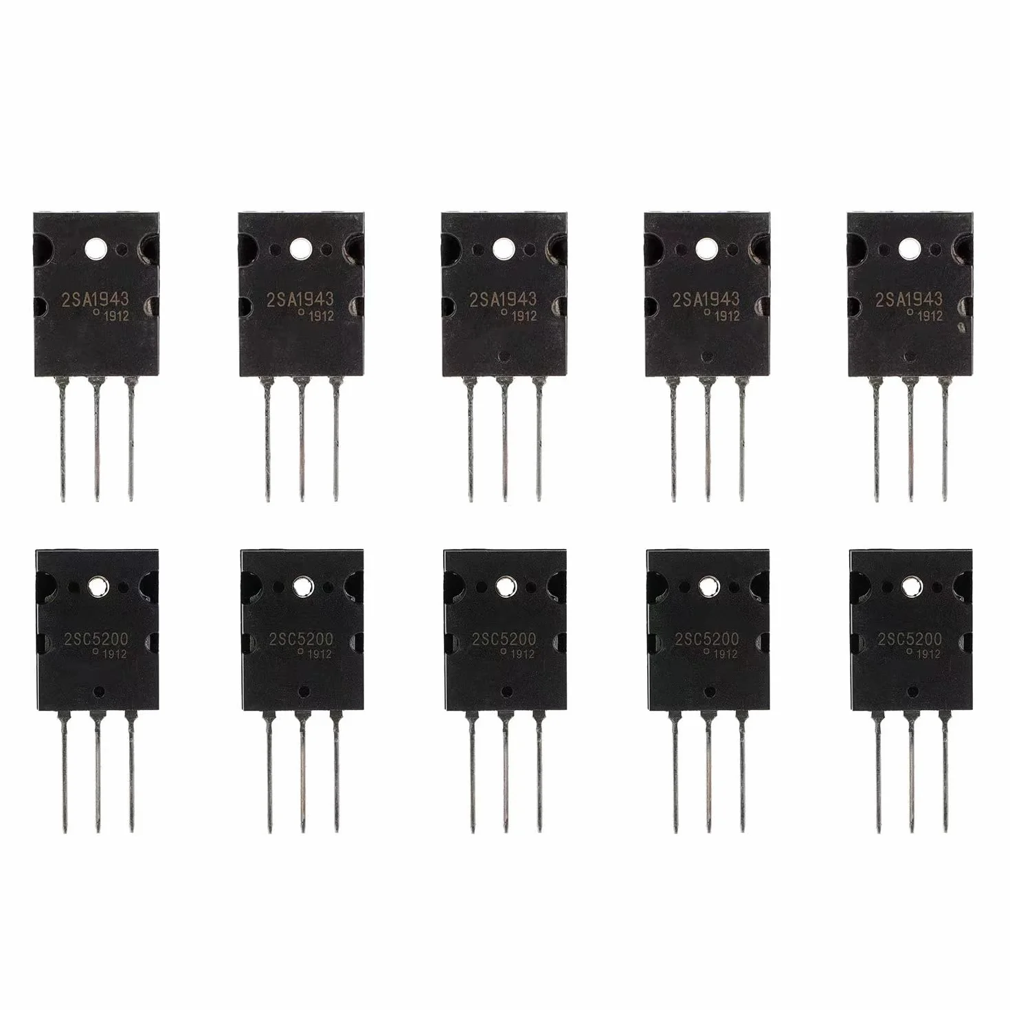 BOJACK 2SA1943 2SC5200 Transistori Audio PNP NPN ad alta potenza TO-3PL 10 pezzi
