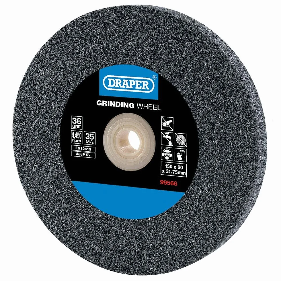 Mola da banco in ossido di alluminio 36G 150 mm x 20 mm