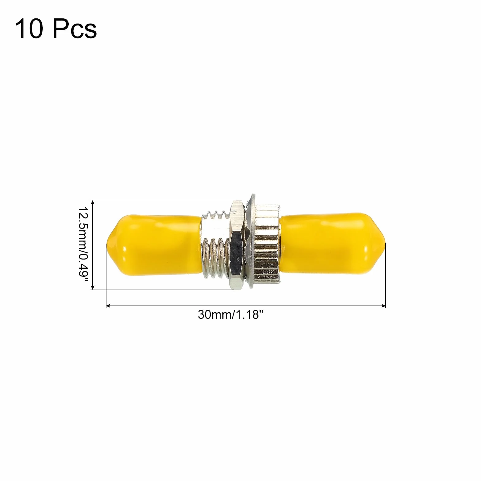 QUARKZMAN fibre Ottica Accoppiatore ST a ST UPC Singola Modulità Semplice Adattatore ST-ST UPC per Network Internet Connettore 10pz