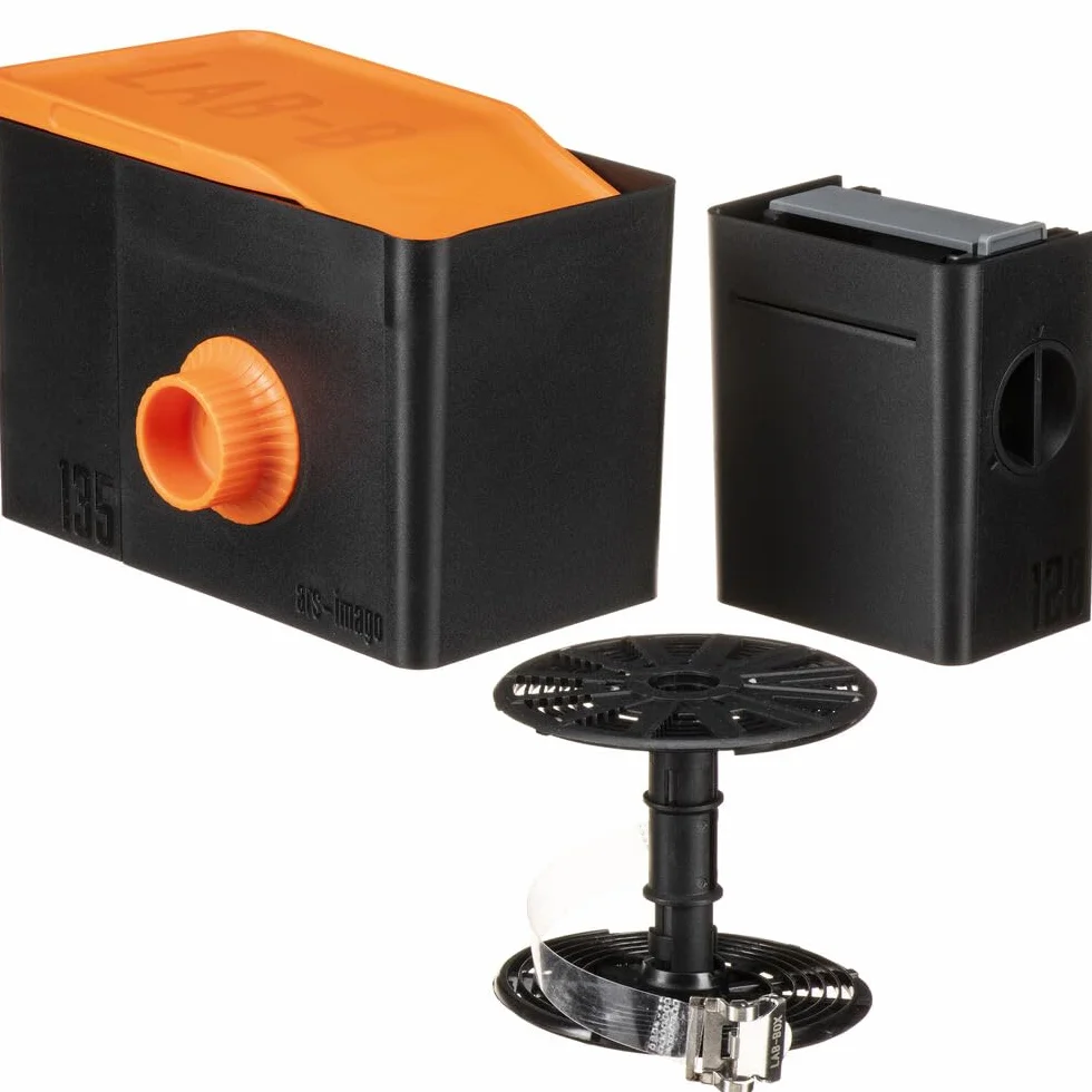 120 Films LAB-BOX Serbatoio di Sviluppo con Kit Modulo 35 mm (Arancione)