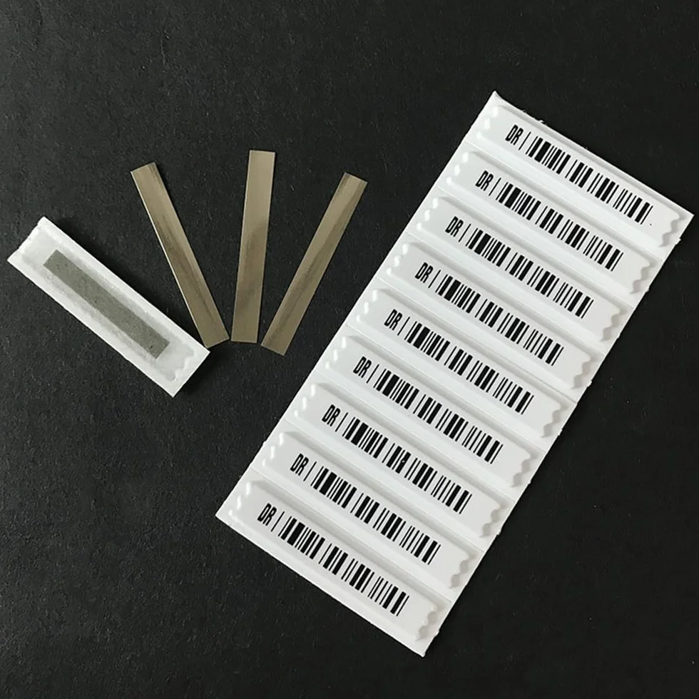 5000 etichette morbide da 58 kHz EAS, magnetiche, acustiche, sistema antifurto, etichette per codici a barre