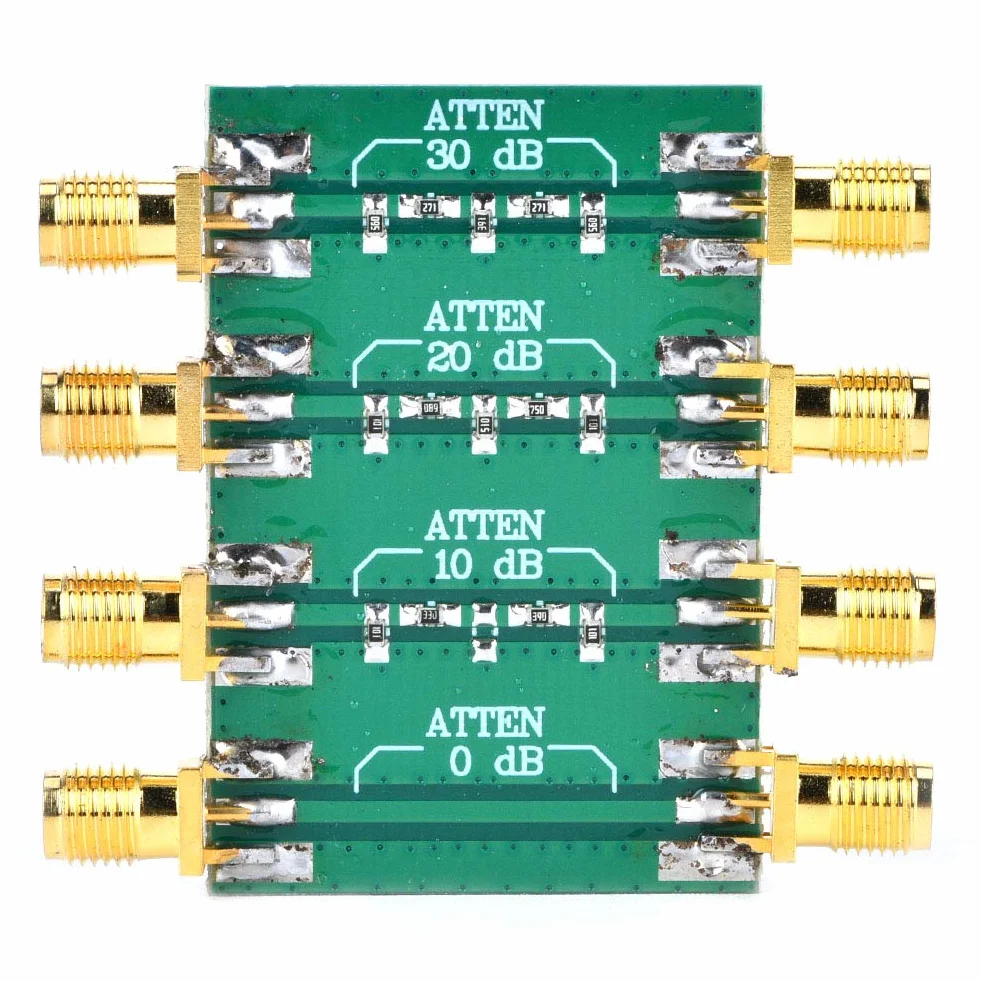 Attenuatore RF Fisso 50 Ohm SMA Femmina DC 4.0 GHz 200mW Attenuazione 10 20 30 dB