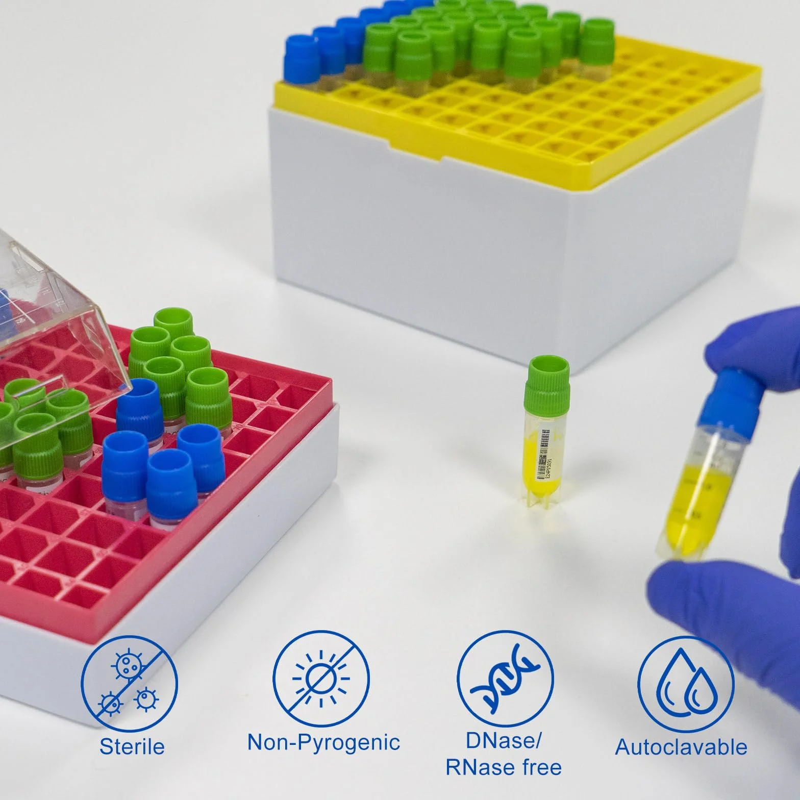 25 Pezzi Provette In Plastica Da 2,0 Ml Per Crioconservazione E Congelamento Con Codice A Barre E Tappo A Vite Per Laboratorio