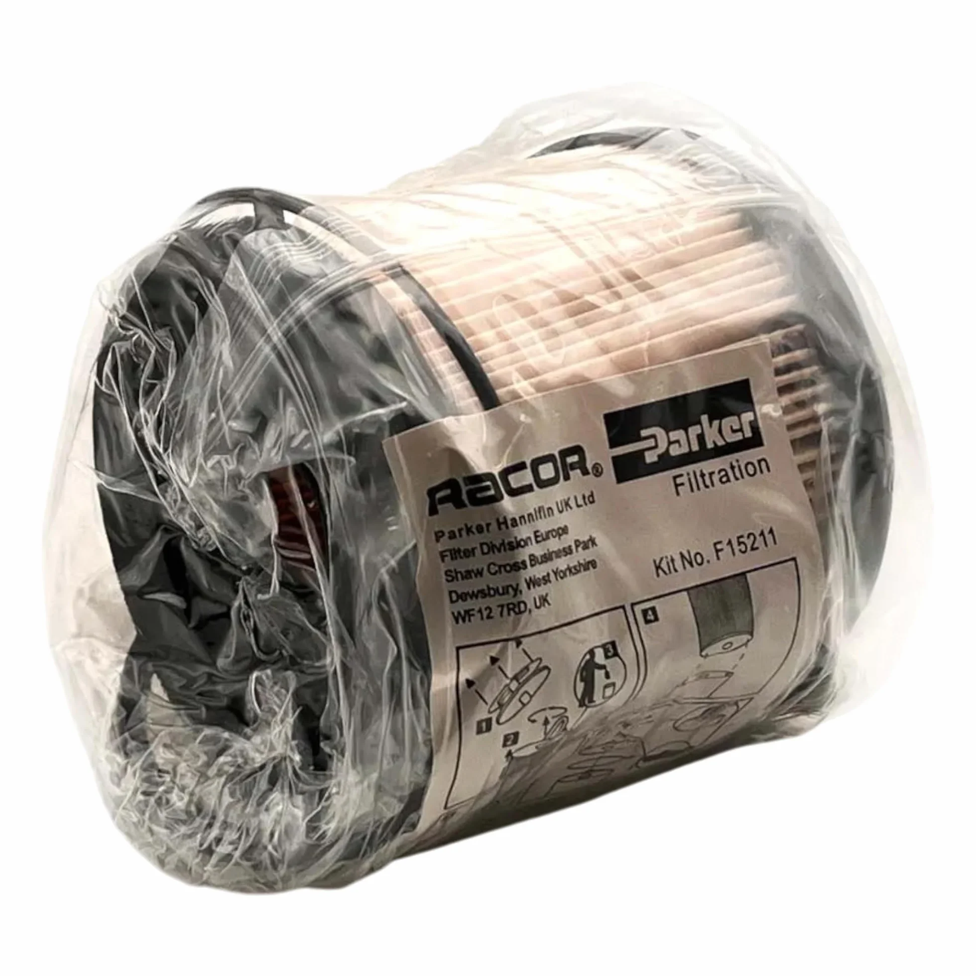2010TM-OR Filtro Gasolio di Ricambio Originale Serie Turbine 500 | Elemento Filtrante Separatore Acqua Aquabloc 10 Micron (Modello TM) per Motori Diesel, Nautica e Generatori