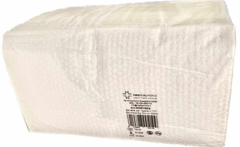 MEDICALMONO 100 Panni TNT LavaPaziente Dry Paper monouso