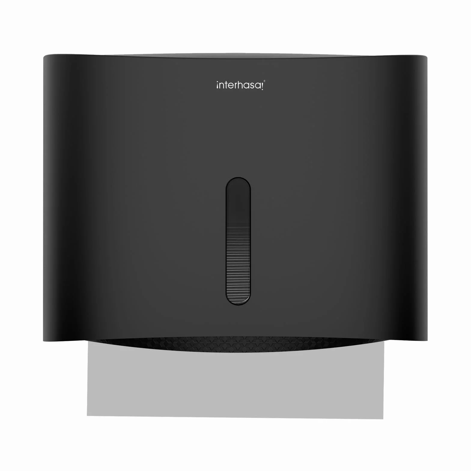 Dispenser Carta Asciugamani da Parete, Compatibile con Piega a V e C, 200 Asciugamani, Nero