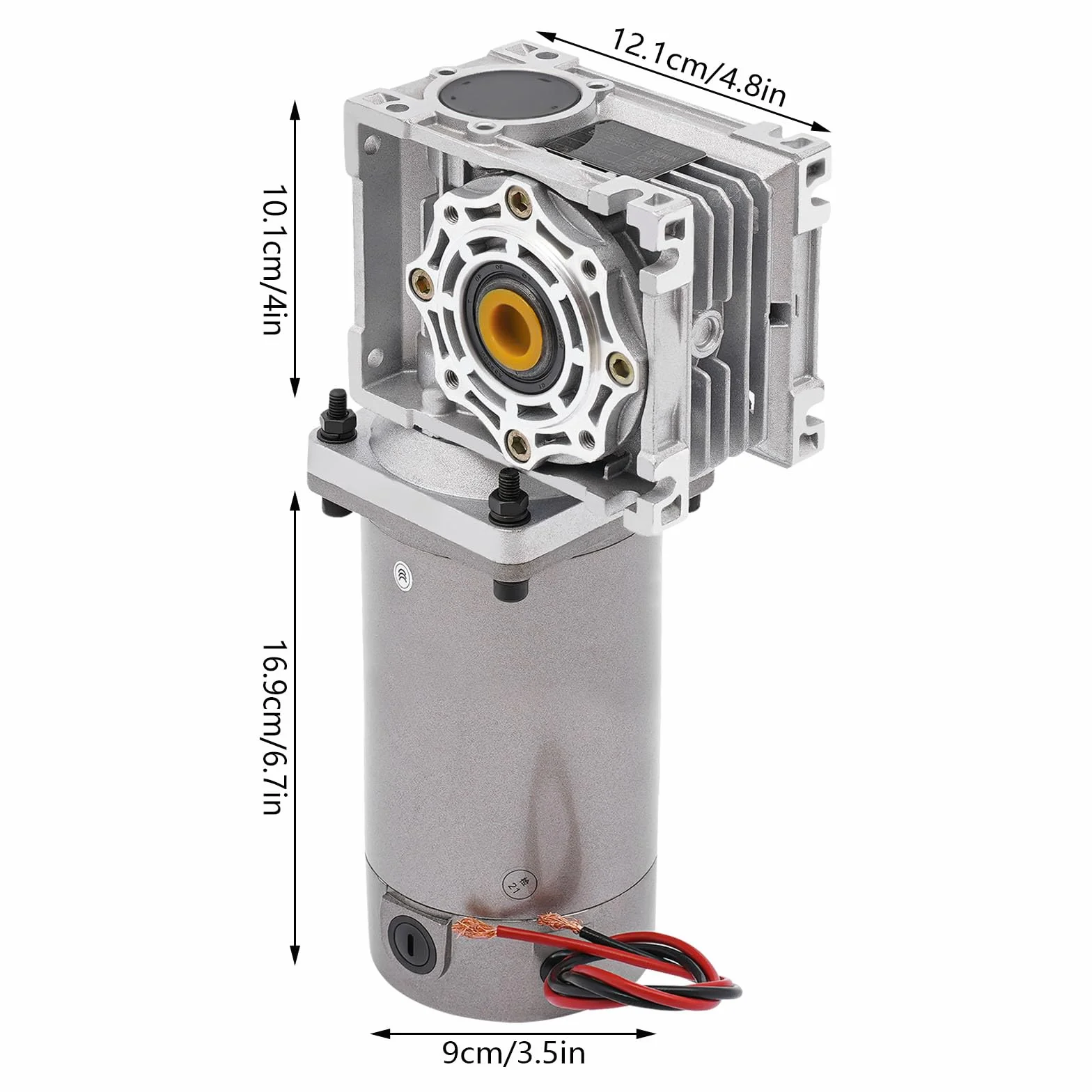 Motore a vite senza fine DC 300 W 24 V 1800 RPM autobloccante