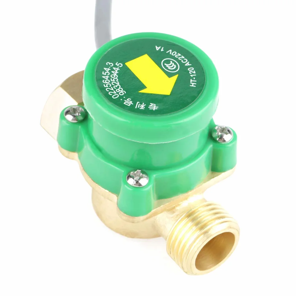 Flussostato pompa HT-120 AC 220V 1A G1/2"-1/2" per acqua domestica