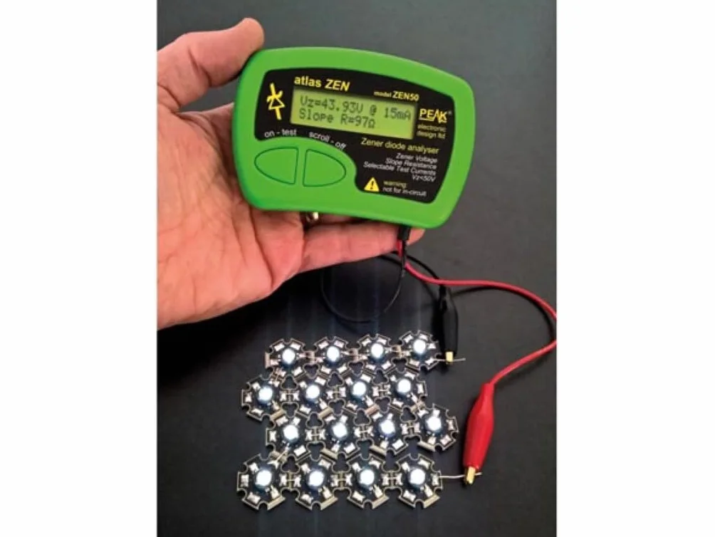 velleman Atlas Zen - ANALIZZATORE DIODI ZENER (0-50 V)
