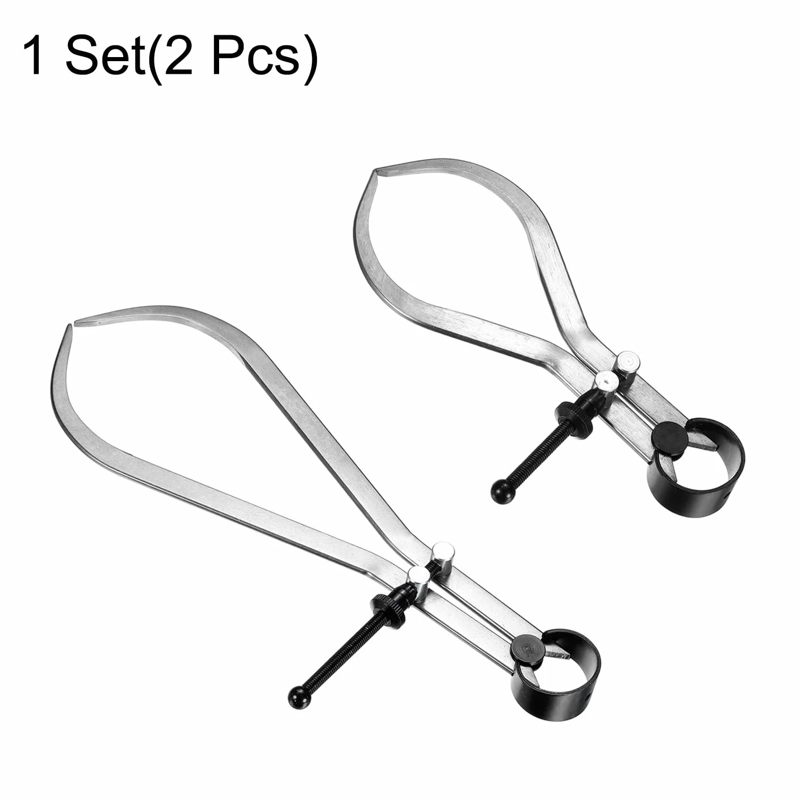 QUARKZMAN 2pz Molla Esterno Calibro 6" 9" Acciaio Inox Regolabile Molla Calibro Gamba Piegata per Legno Tornio Progetti