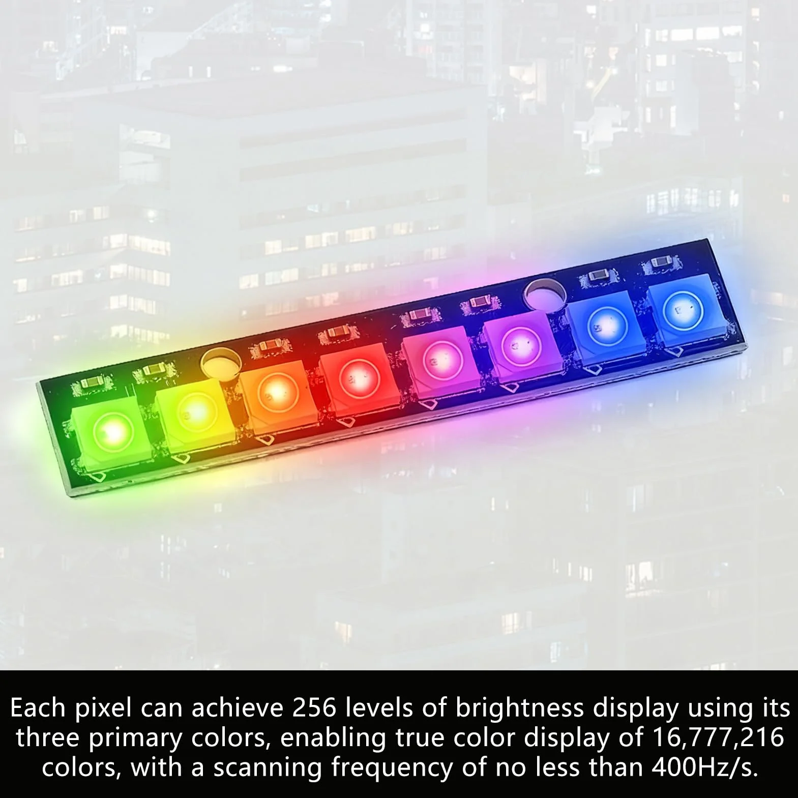 Joycabin 10 pezzi 8 bit WS2812 RGB LED Modul, 5050 LED Stick Built-in Driver Luce Colorata Scheda di Sviluppo Compatibile per Arduino Raspberry Pi ESP32