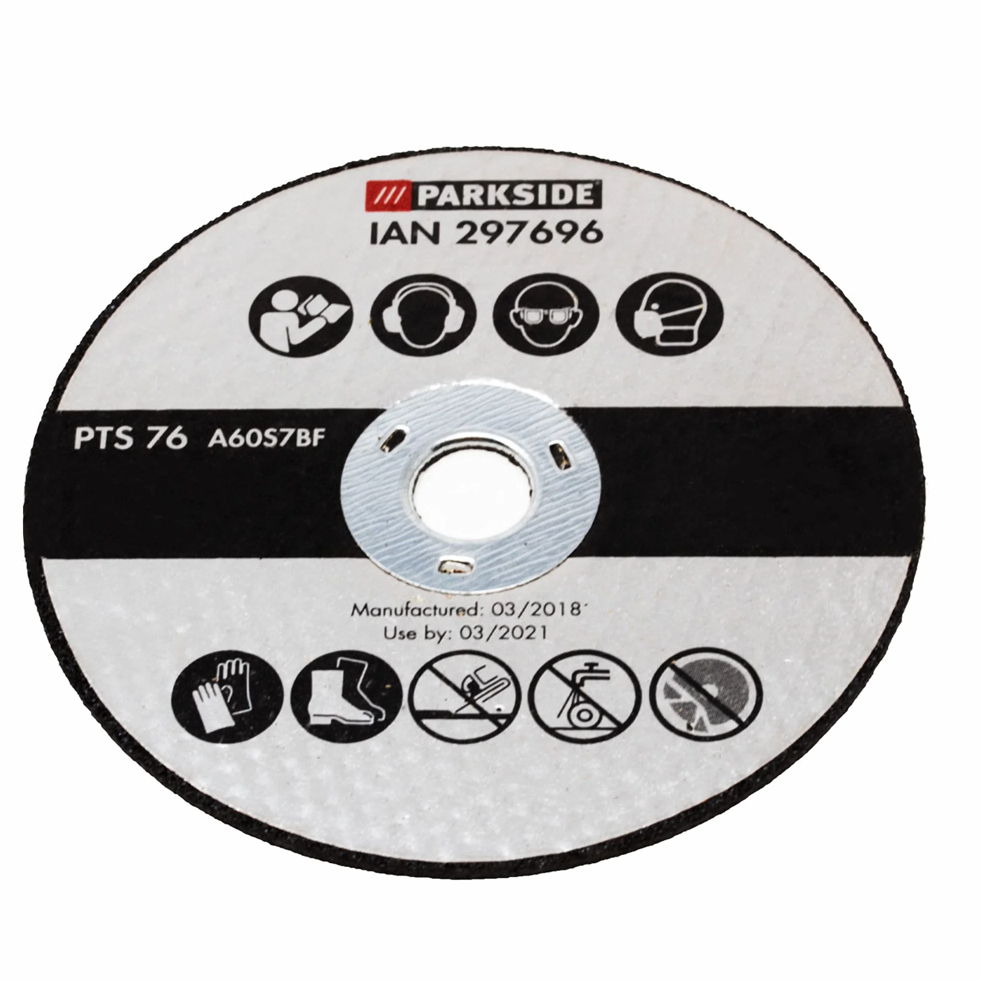 Parkside - 5 x disco abrasivo per smerigliatrice angolare a batteria Parkside PWSA 12 B1 LIDL IAN 312027 (set da 5)