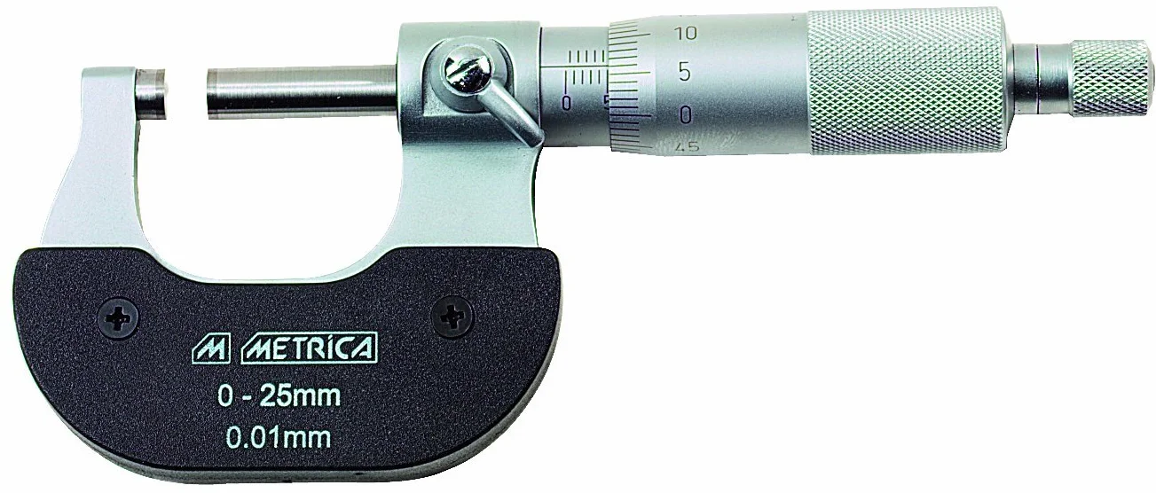 Metrica 44063 Micrometro per Esterni, 50-75 mm 1/100