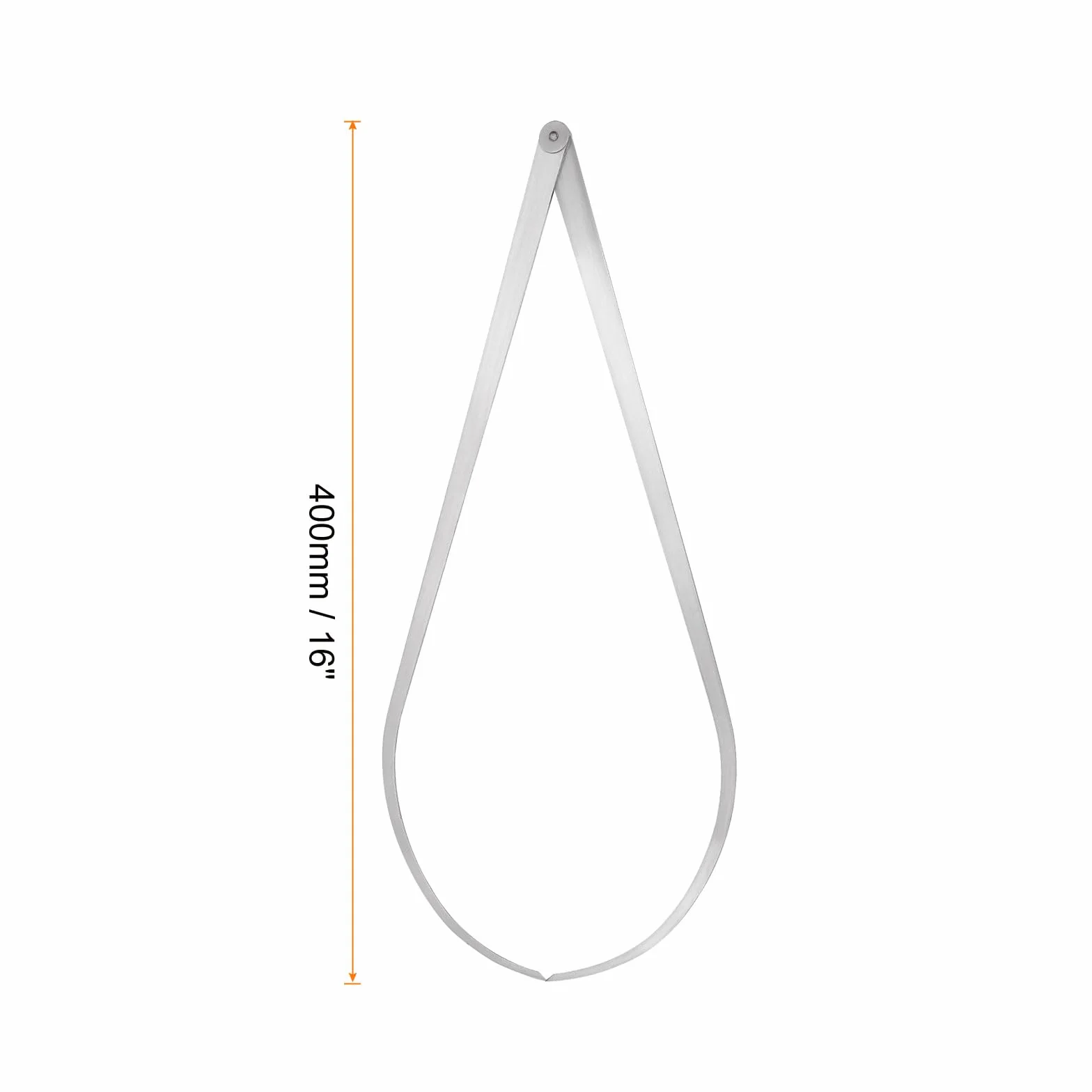 QUARKZMAN Esterno Calibro 400mm 16" 410 Acciaio Inox Giunto Misurazioni