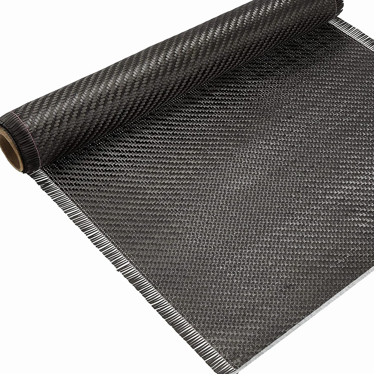 Tessuto in Fibra di Carbonio - Tessuto 3K/220G/Metro 2X2twill - Tessuto Avanzato in Fibra di Carbonio - Tessuto con Orlo Arrotolato per Progetti di Riparazione, Droni, RC E Fai-da-Te,150x100cm