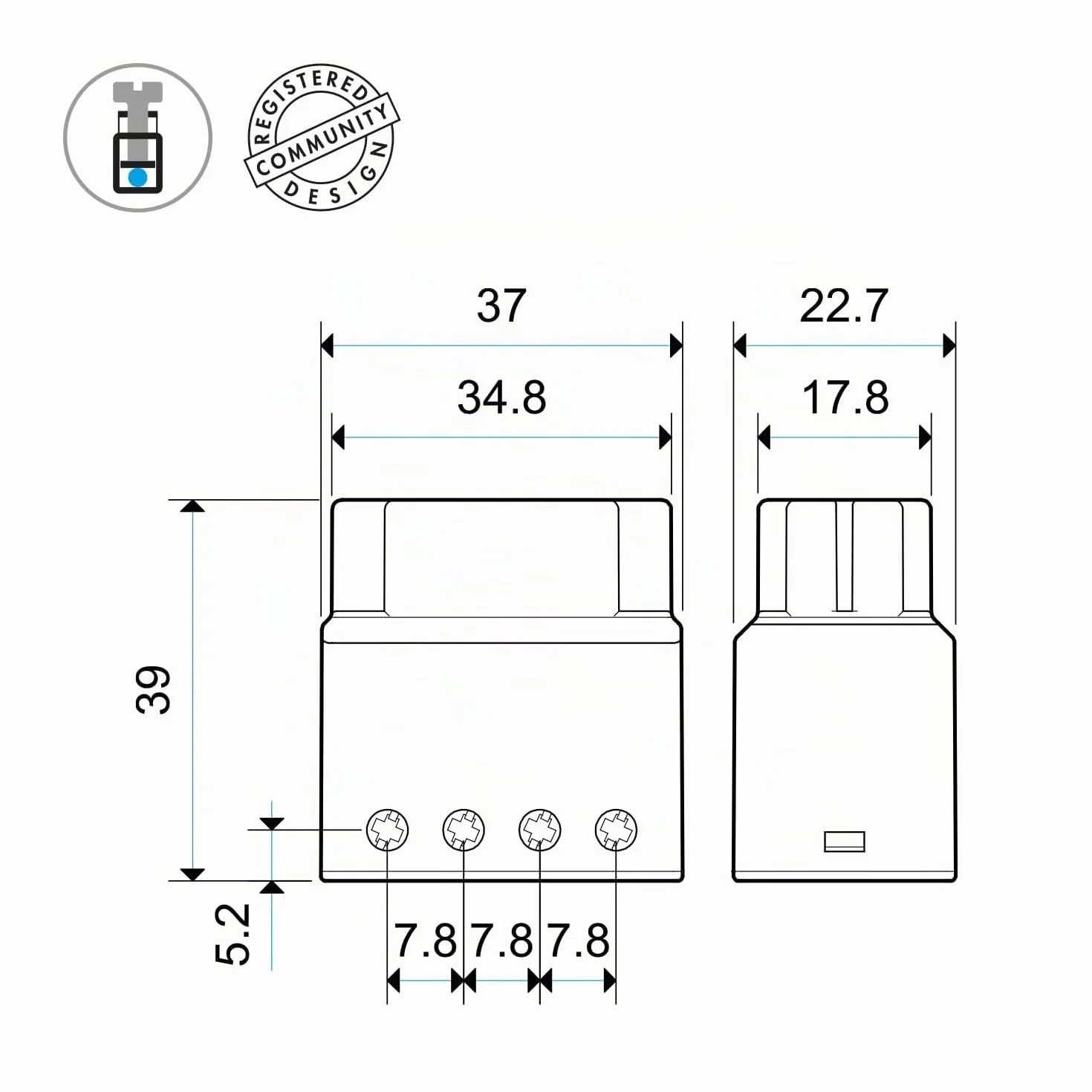 Finder Relè ad Impulsi Elettronico e Monostabile Modulare Tipo 13.91. 1 contatto NO. Compatibile con i sistemi civili maggiormente diffusi. Funzione di temporizzazione