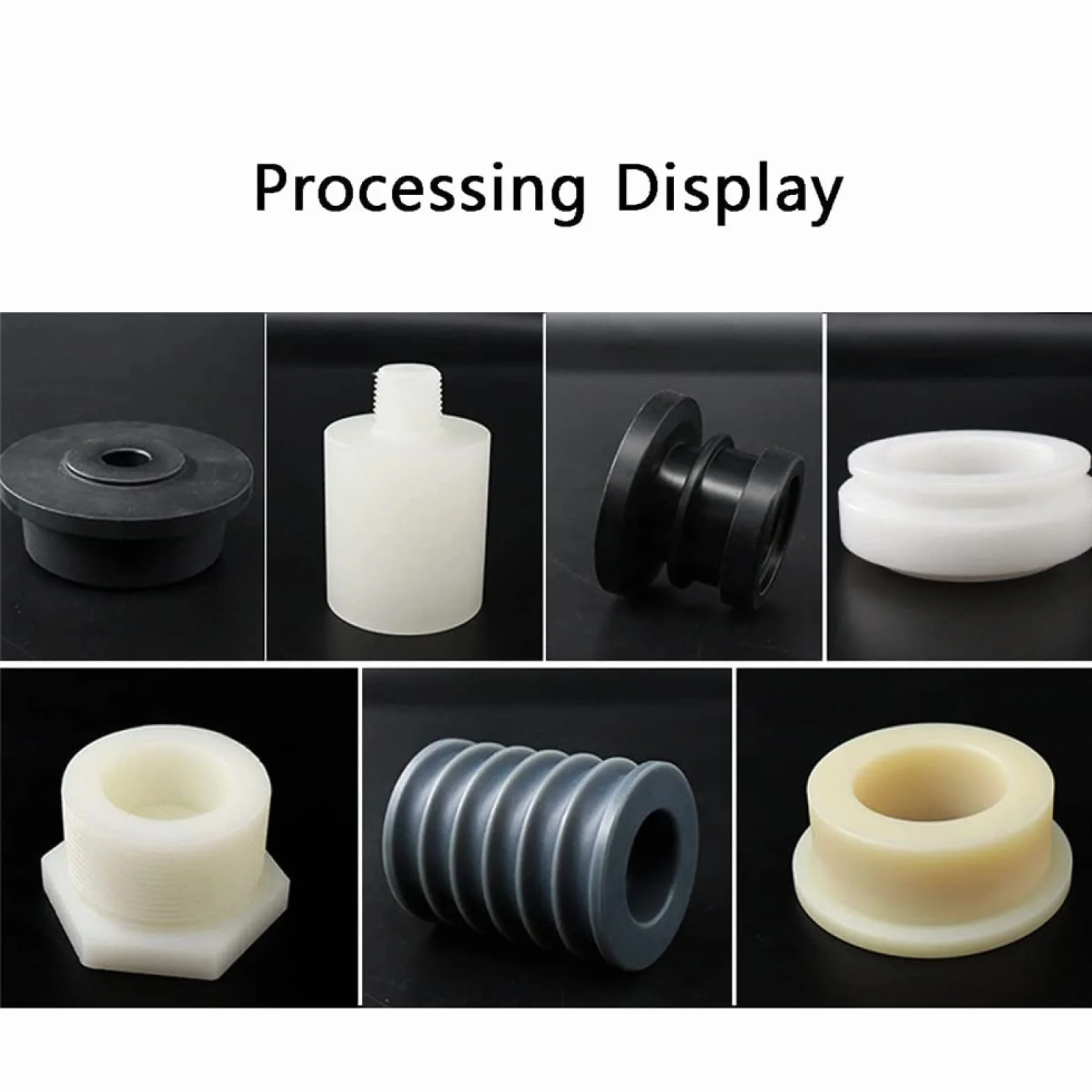 Barra tonda ABS nera diametro 8-25 mm lunghezza 500 mm per modellismo