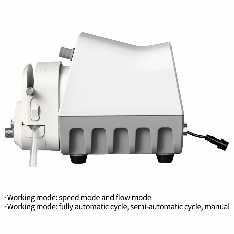 Kamoer DIP1500 V3 Pompa tubolare 24 V 1500 ml/min alto flusso intelligente velocità variabile 0,1 – 400 giri/min pompa dosatore liquido 3 rotori schermo LED RS485 7,9 mm x 11,1 mm (ID x OD)